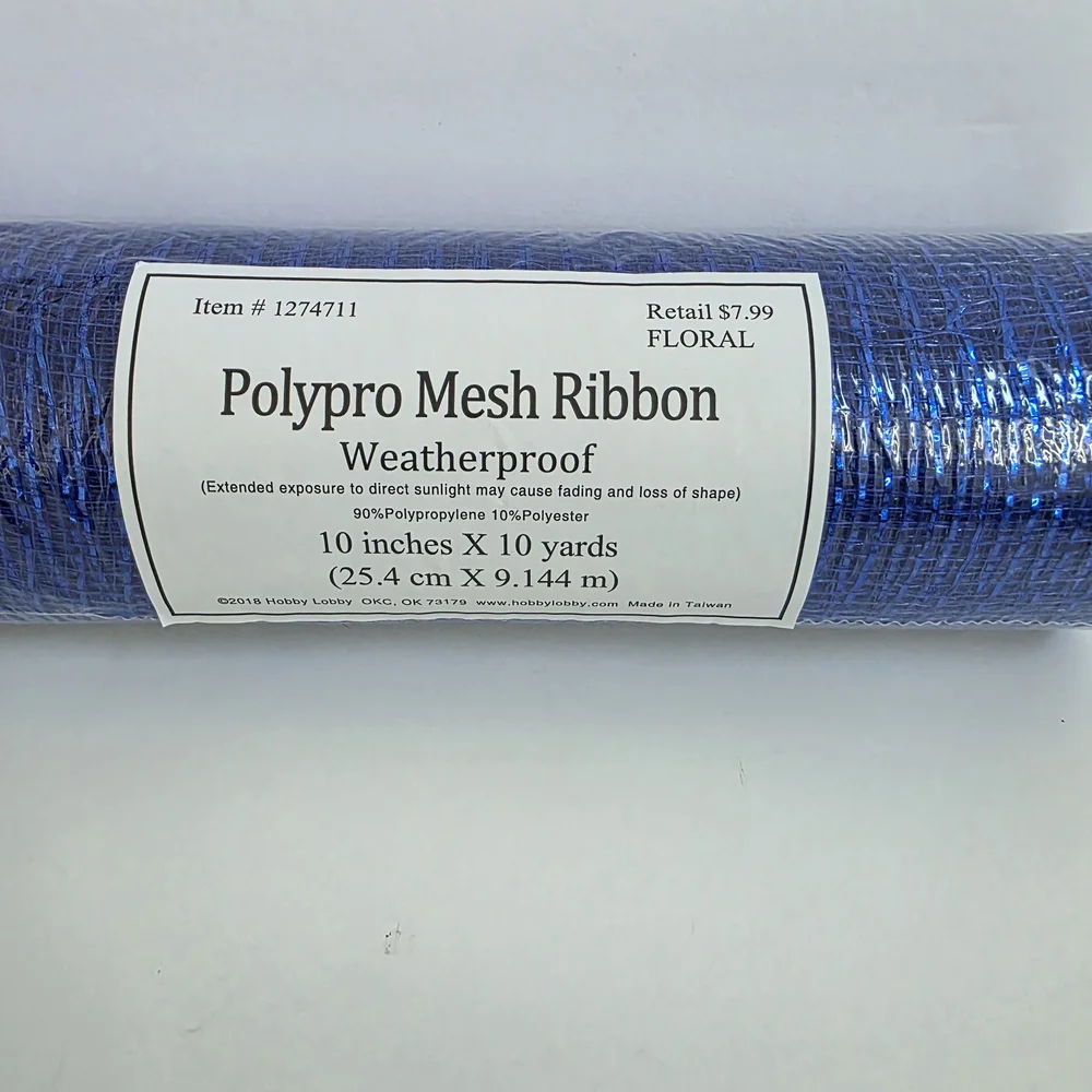 Polypro Mesh Ribbon Set - Red and Blue - Picture 5 of 10